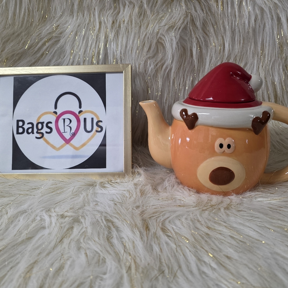 Temp-tations Special Edition Seasonal 1.5-qt Figural Tea Pot Reindeer New in box